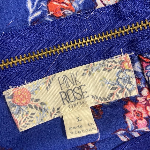 Pink Rose Vintage Brand NWOT Top - Size Large - Picture 5 of 7